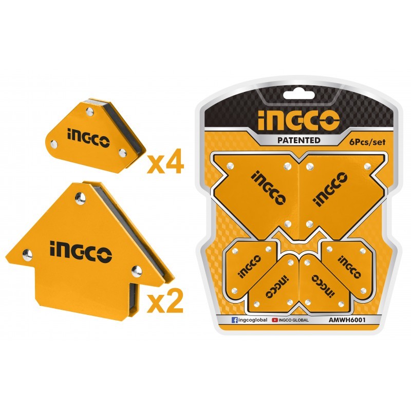 Set 6 supporti magnetici Ingco per saldatrice