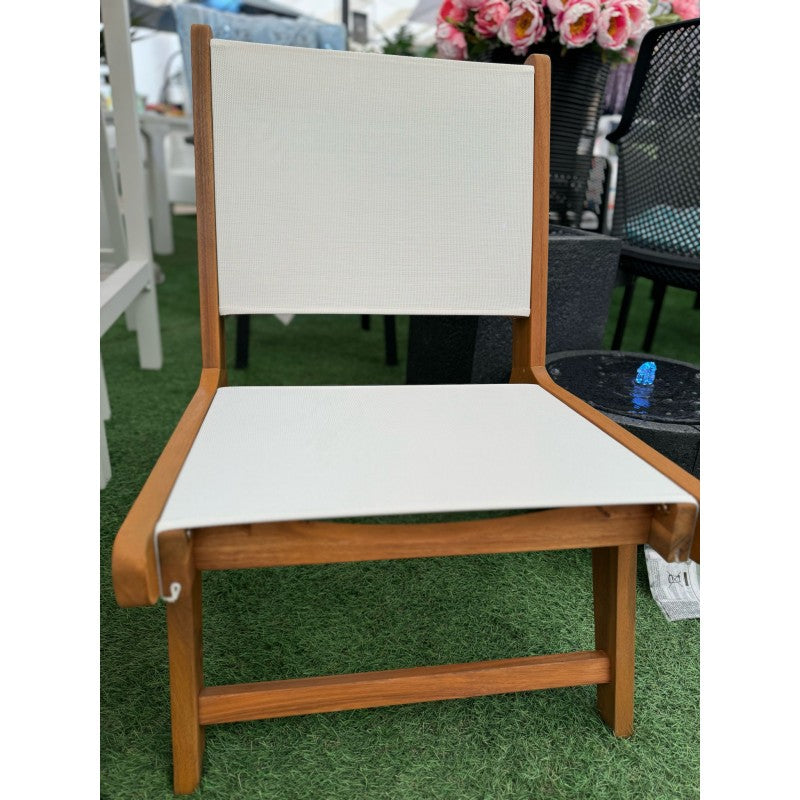 Set Giardino 3pz Acacia Bianco