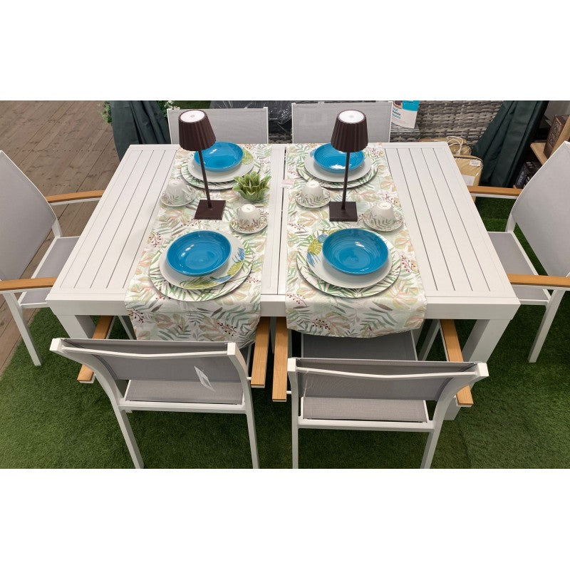 Set da giardino con tavolo Zeus + 6 sedie Era Xone