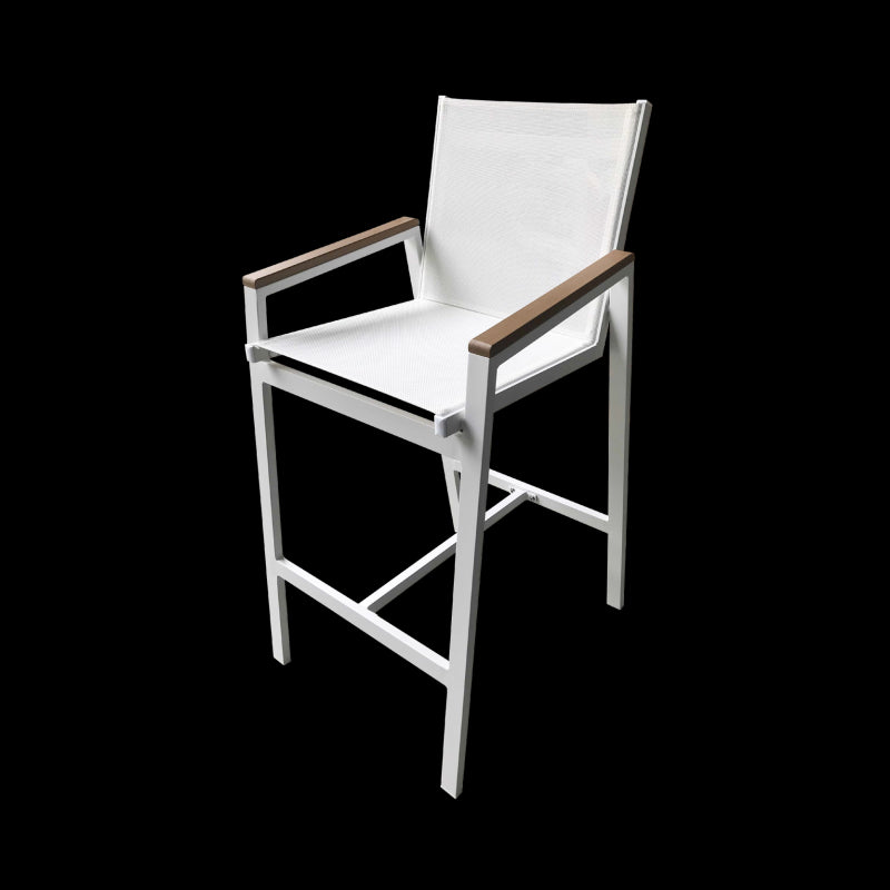 Set da giardino tavolo da bar Icaro + 4 sgabelli Elios