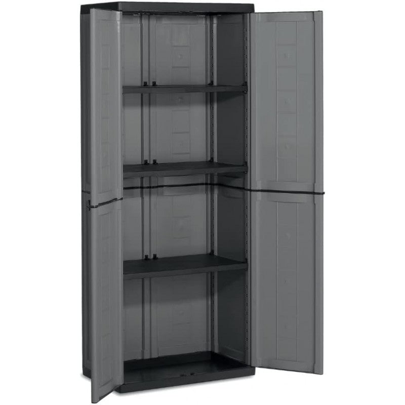 Set Jolly Armadio Alto+ Basso Grigio Keter