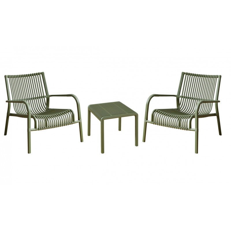 Set mobili da giardino Bamby verde - Perrone Shop