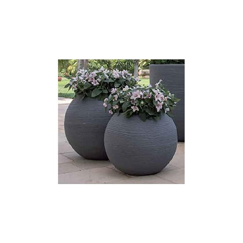 Vaso Sfera Rigata Ø40 cm Shabby Vasar