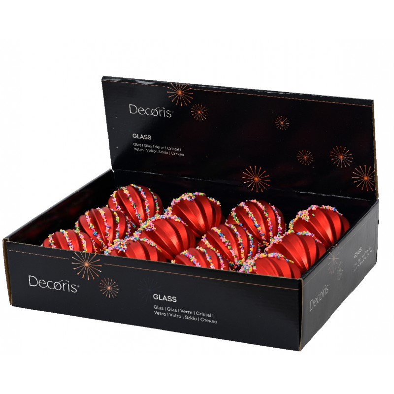 Sfera in Vetro con Decori di Zucchero