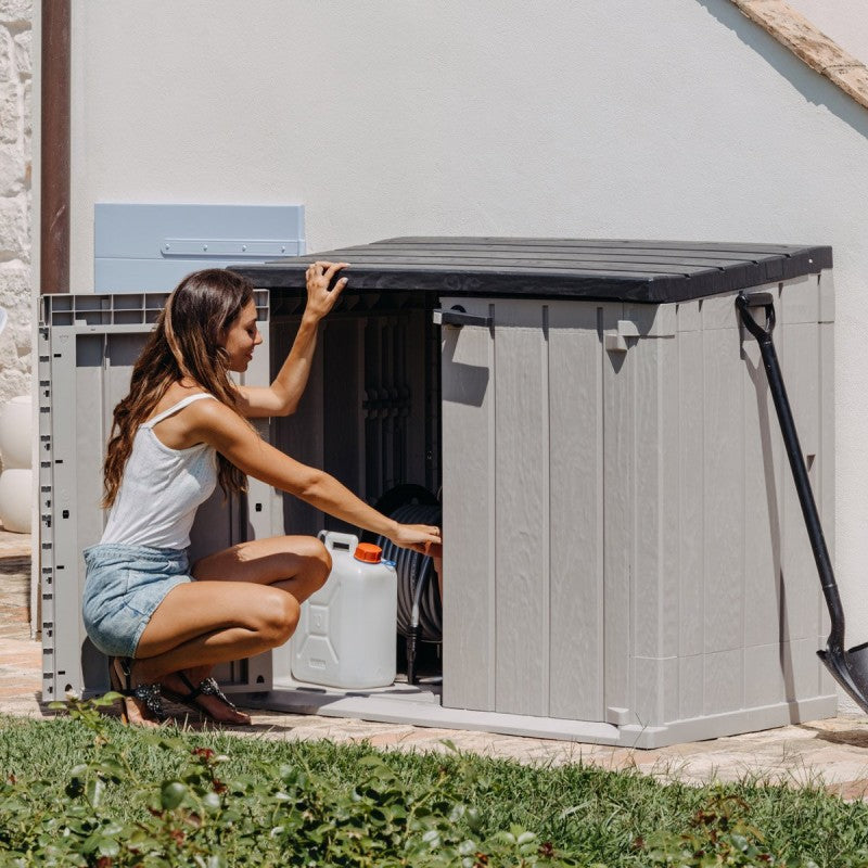 Baule da esterno grigio Shed Storer Plus Toomax