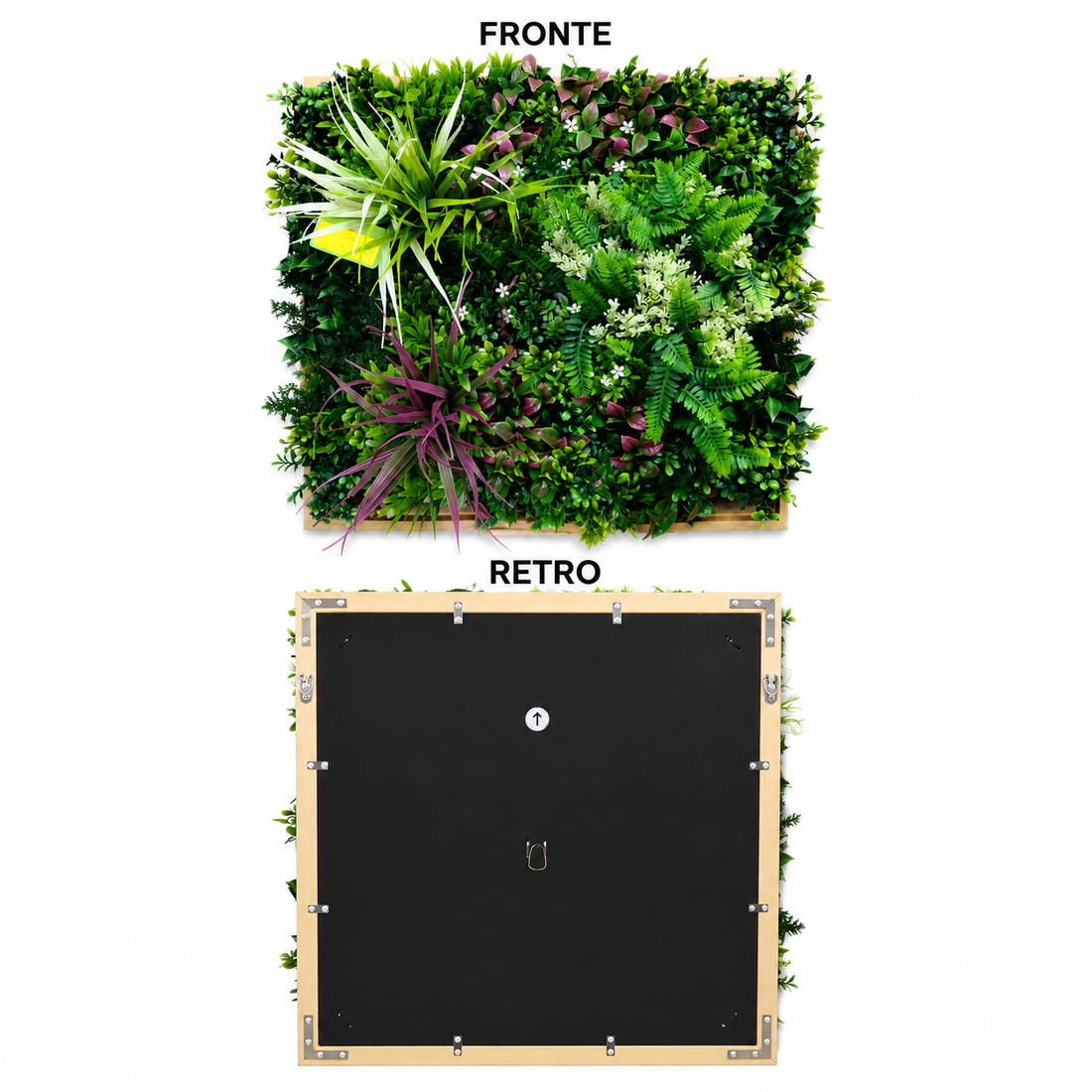 Siepe Quadro Verde Artificiale Decorativo Summer Frame 50x50cm | Xone