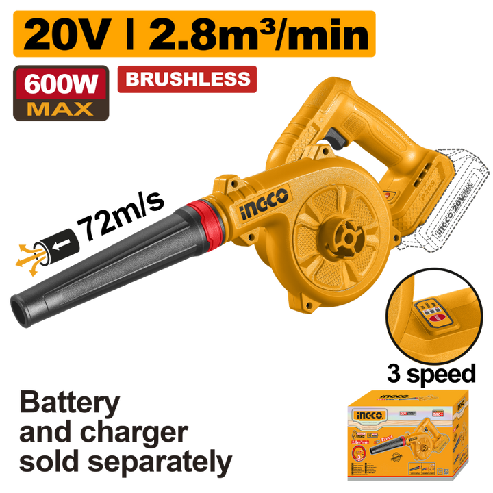Soffiatore Brushless 3 Velocità Nudo