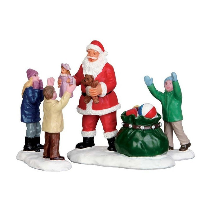 Incontro Con Babbo Natale Set 3 - Lemax