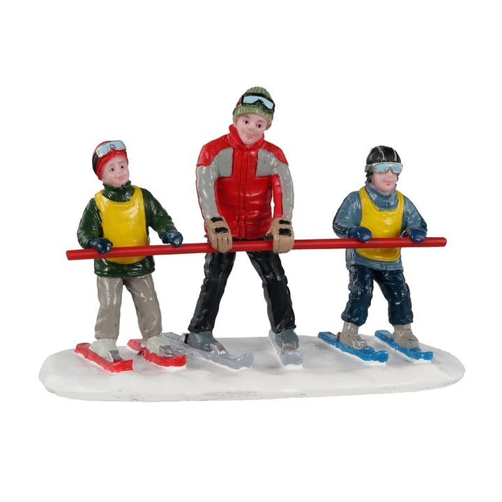 Maestro Con Bimbi Su Sci - Lemax