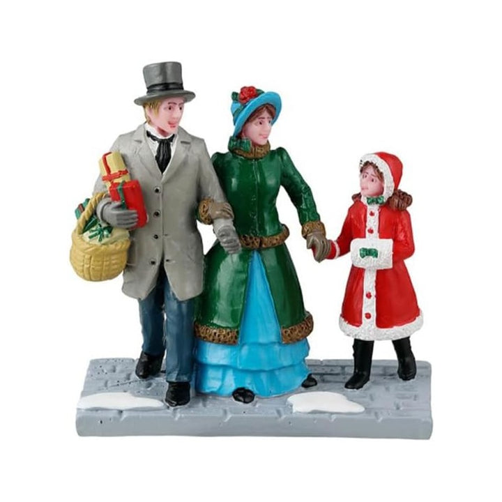 Soggetto shopping la vigilia di Natale-Lemax