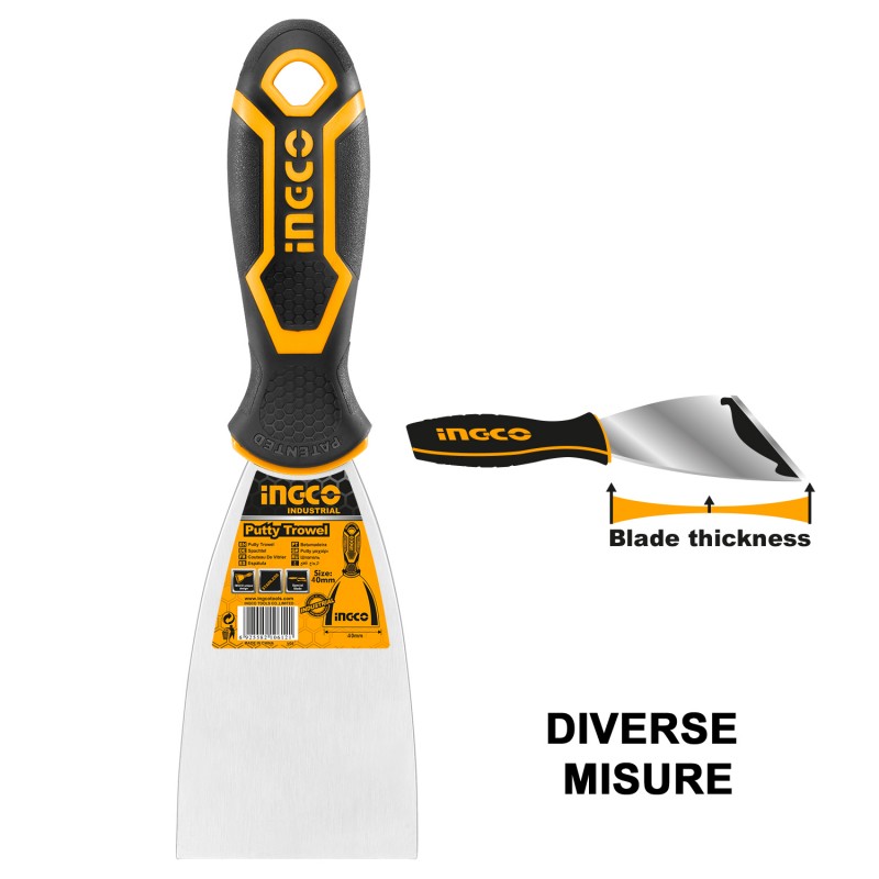 Spatola con manico Ingco in varie misure