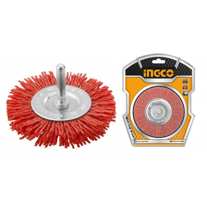 Spazzola Circolare con filo Ondulato Nylon 100mm