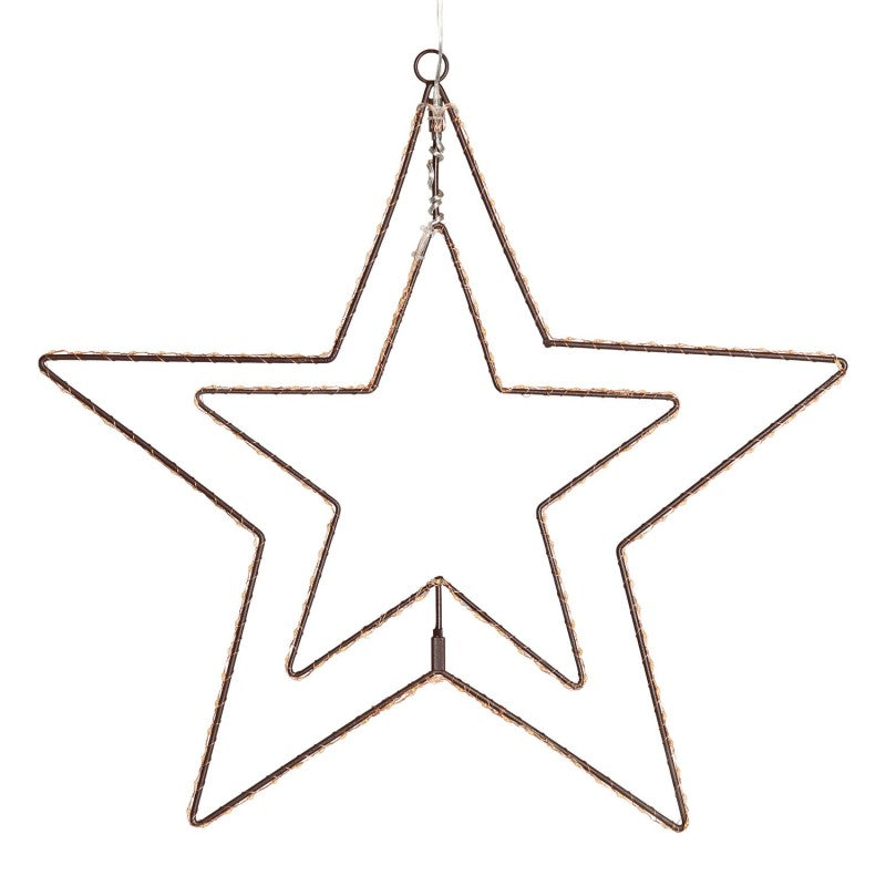 Stella luminosa doppia 3d microled Ø50 cm | Lotti