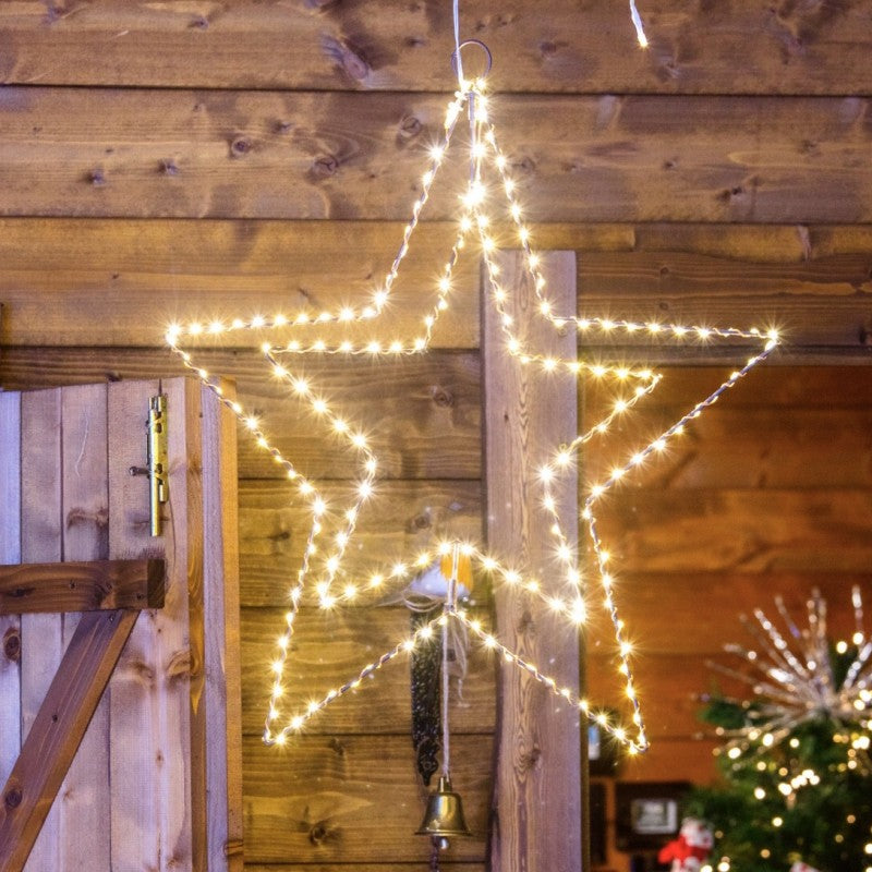 Stella luminosa doppia 3d microled Ø50 cm | Lotti