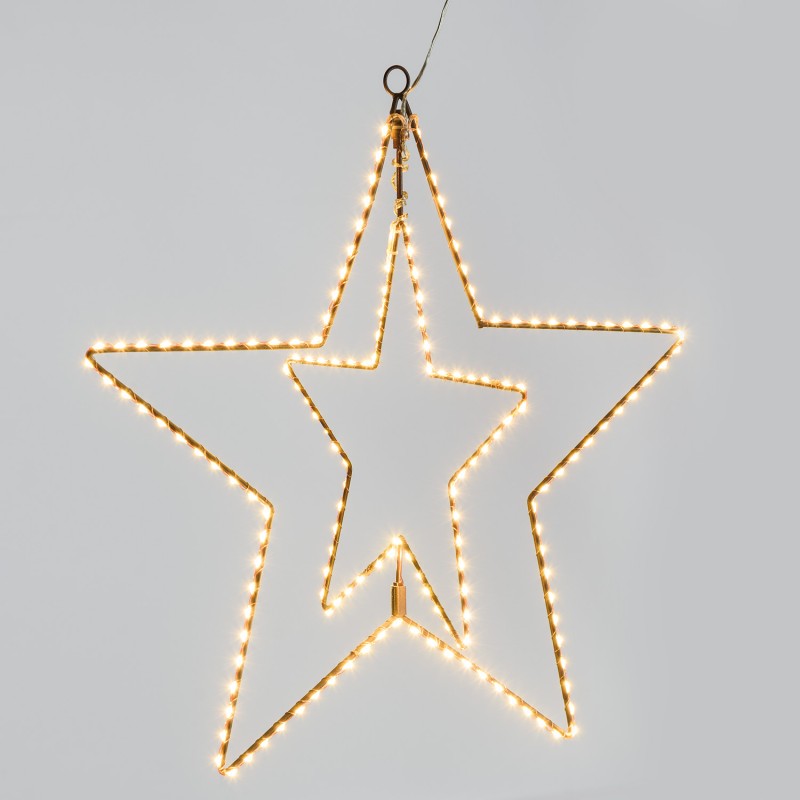 Stella luminosa doppia 3d microled Ø50 cm | Lotti