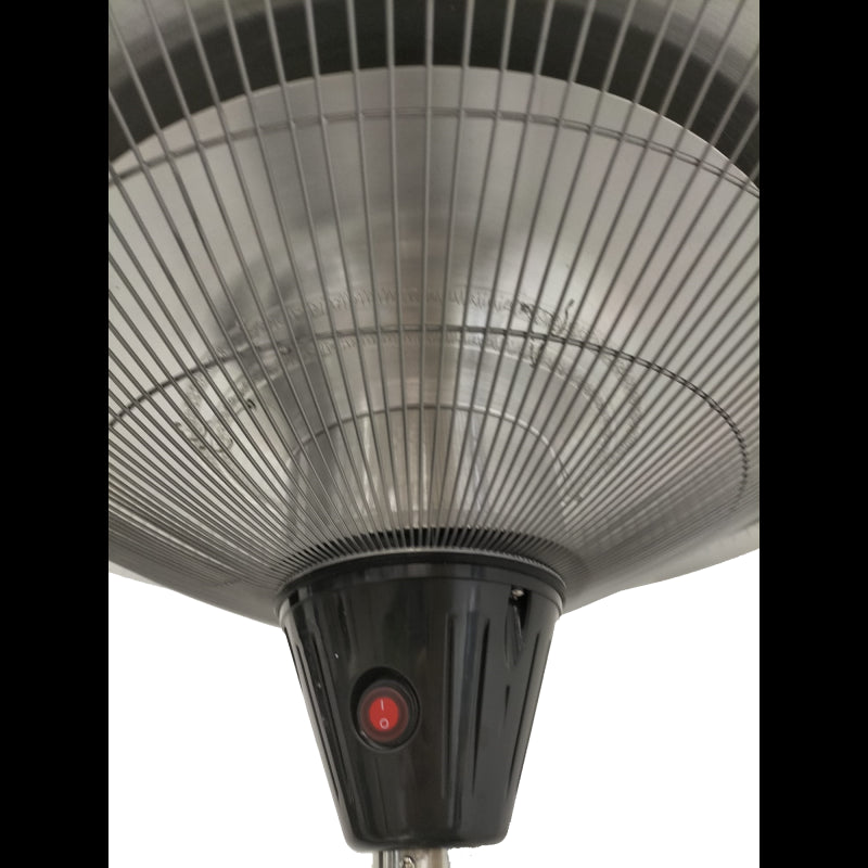 Stufa infrarossi elettrica a fungo 2100w Silver | Xone