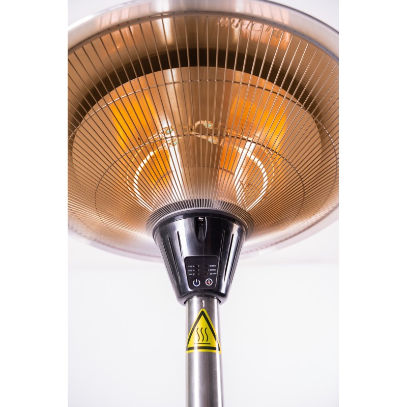 Stufa infrarossi elettrica a fungo 2100w Silver | Xone