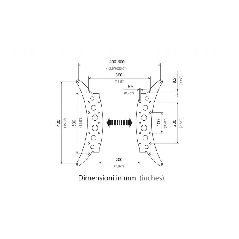Supporto Tv Corner Large 32'' - 55''