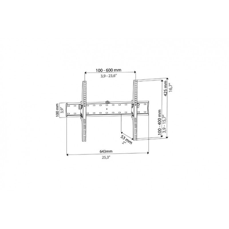 Supporto per TV LCD/ Plasma e CURVED 32''-82”