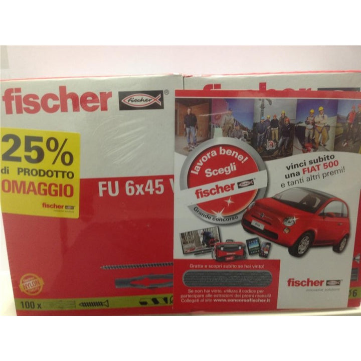 Super promo fischer fu 6x45v confezione 150+50pz