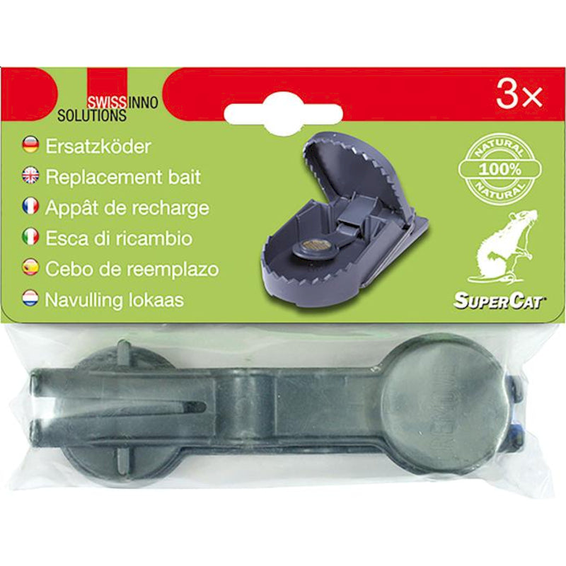 Supercat esche ricambio trappola per ratti 3pz