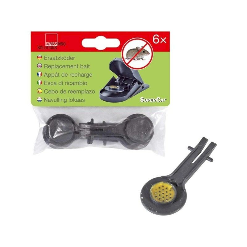 Supercat esche ricambio trappola topi 6pz