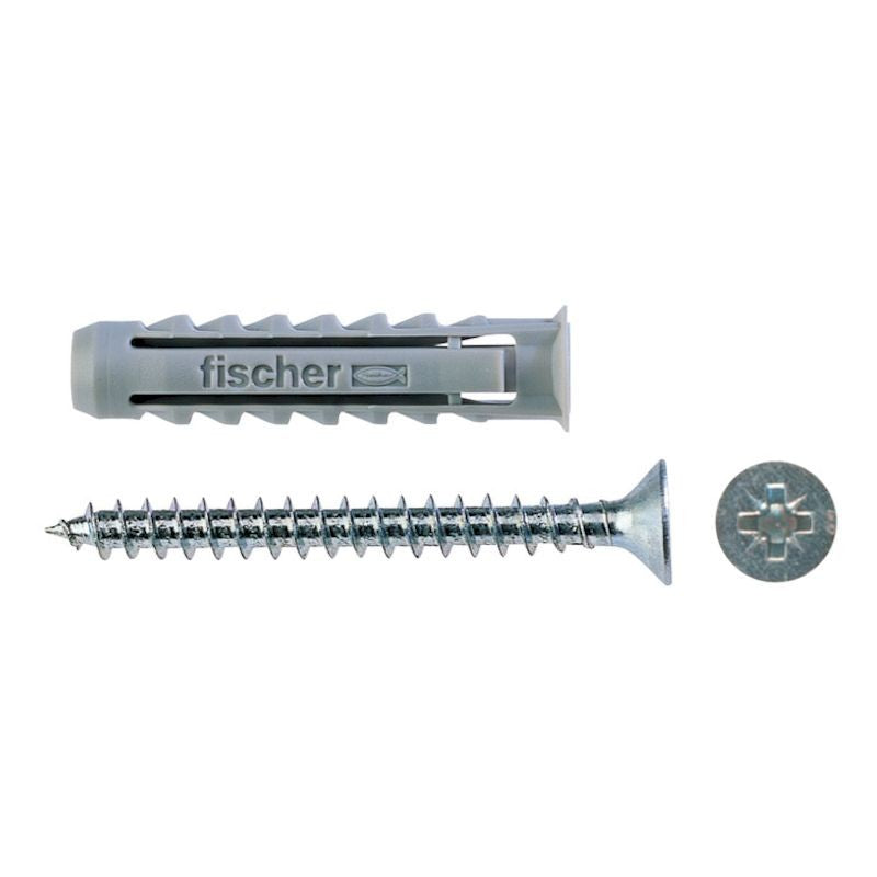 Tassello Fischer in nylon con vite Sx8s
