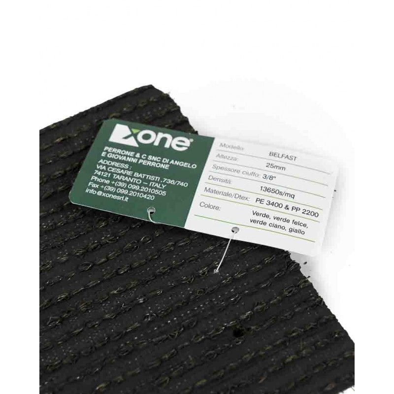 Prato sintetico 25 mm Belfast | Xone