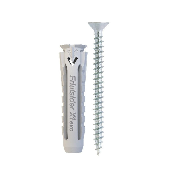 Tassello universale X1 EVO in Nylon a 4 settori