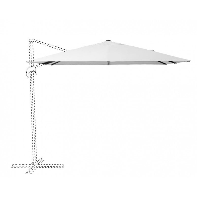 Telo Di Ricambio Per Ombrellone Smith Bianco