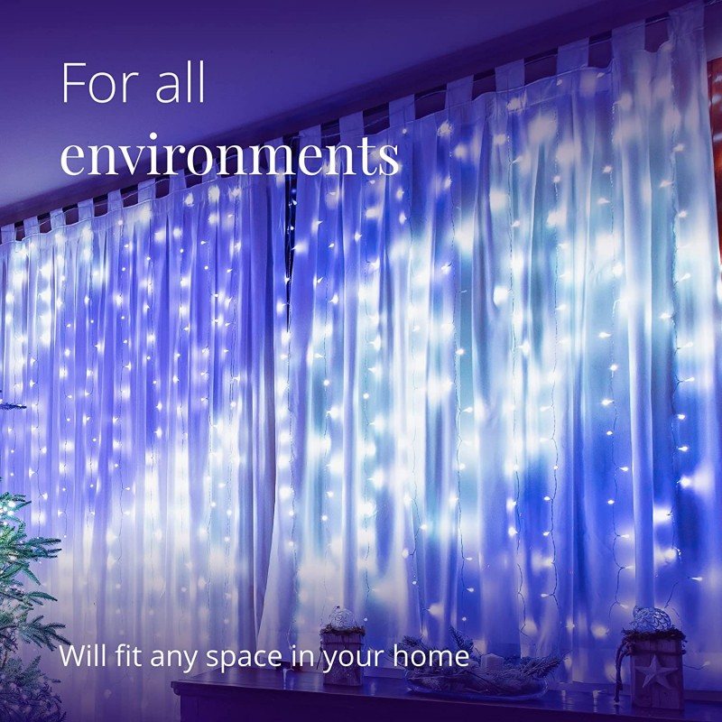Tenda luminosa 210 LED RGB+W Curtain Twinkly