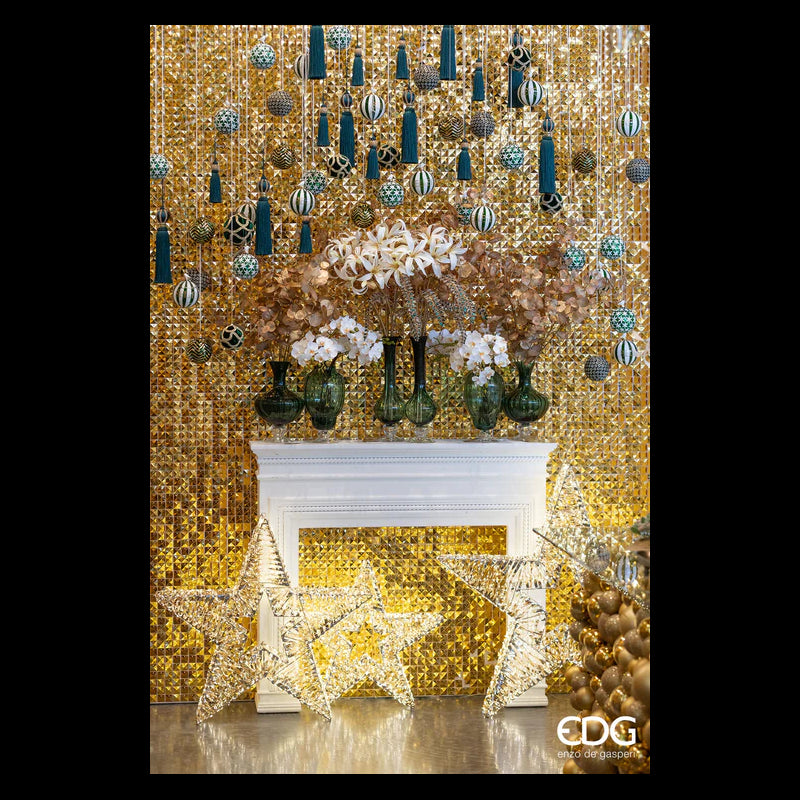 Tenda Glitter Quadrato Oro | EDG