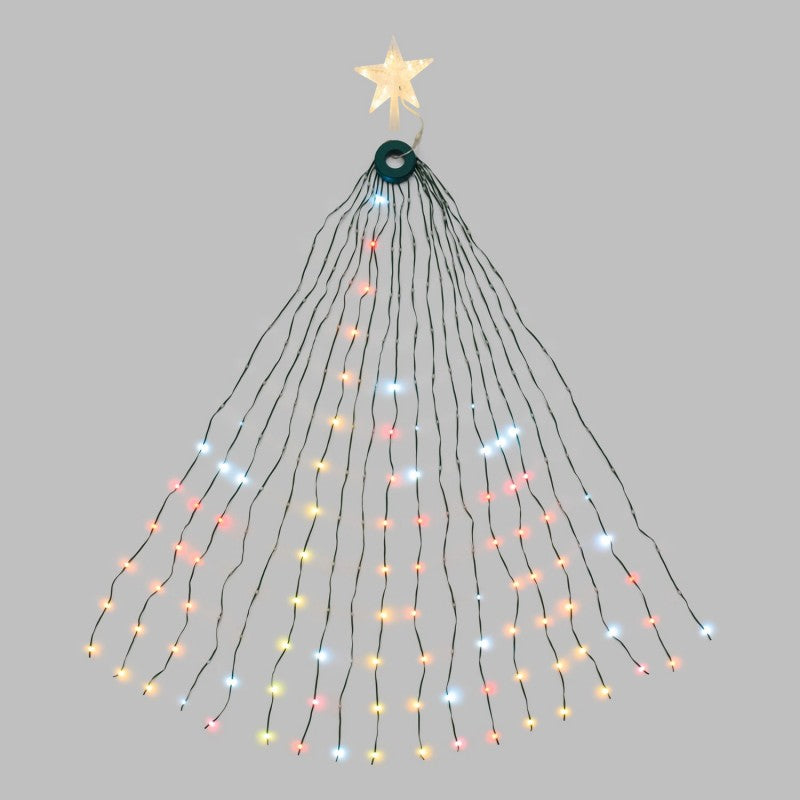 Tenda a mantello verde 304 LED 155 cm Lotti