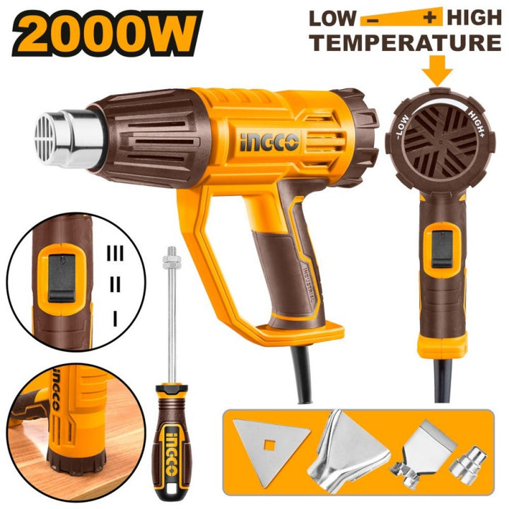 Termosoffiatore 2000w Con Accessori
