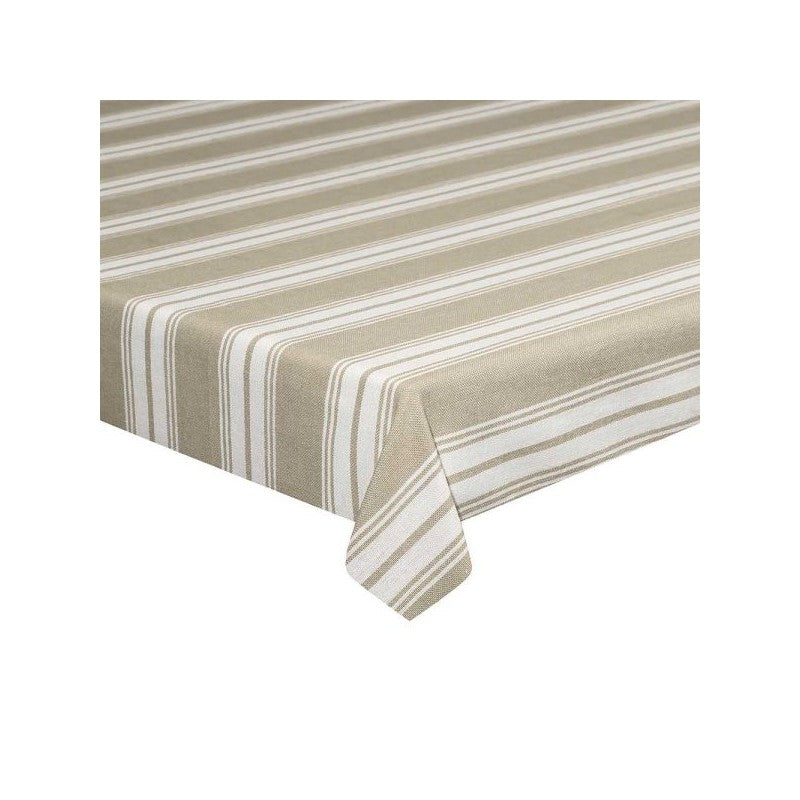 Tovaglia a Righe Beige Cm140x240 Beige | Tognana