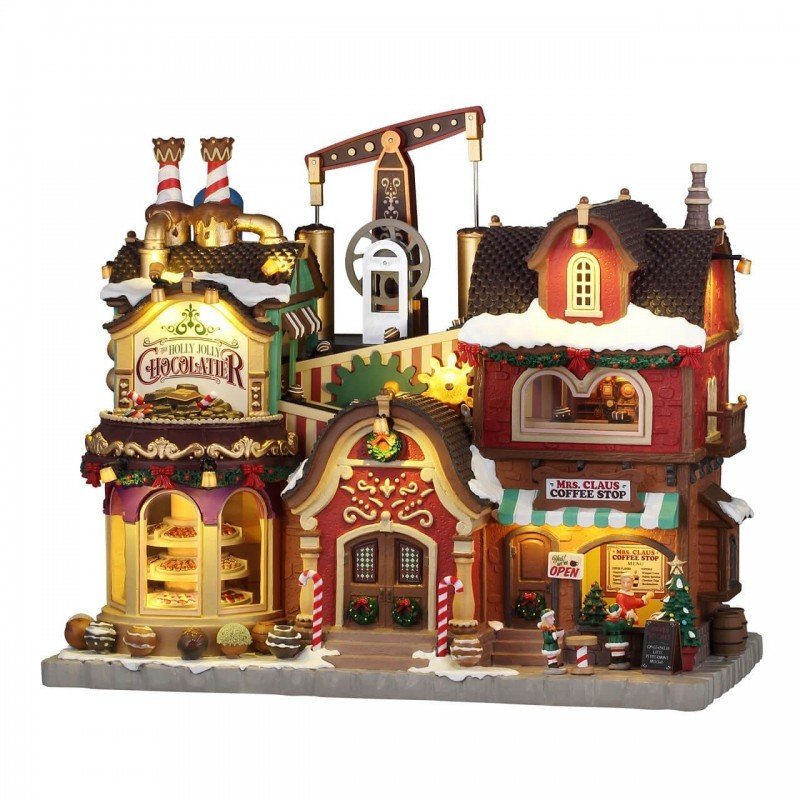 Paesaggio Cioccolateria Holly Jolly | Lemax - Perrone Shop