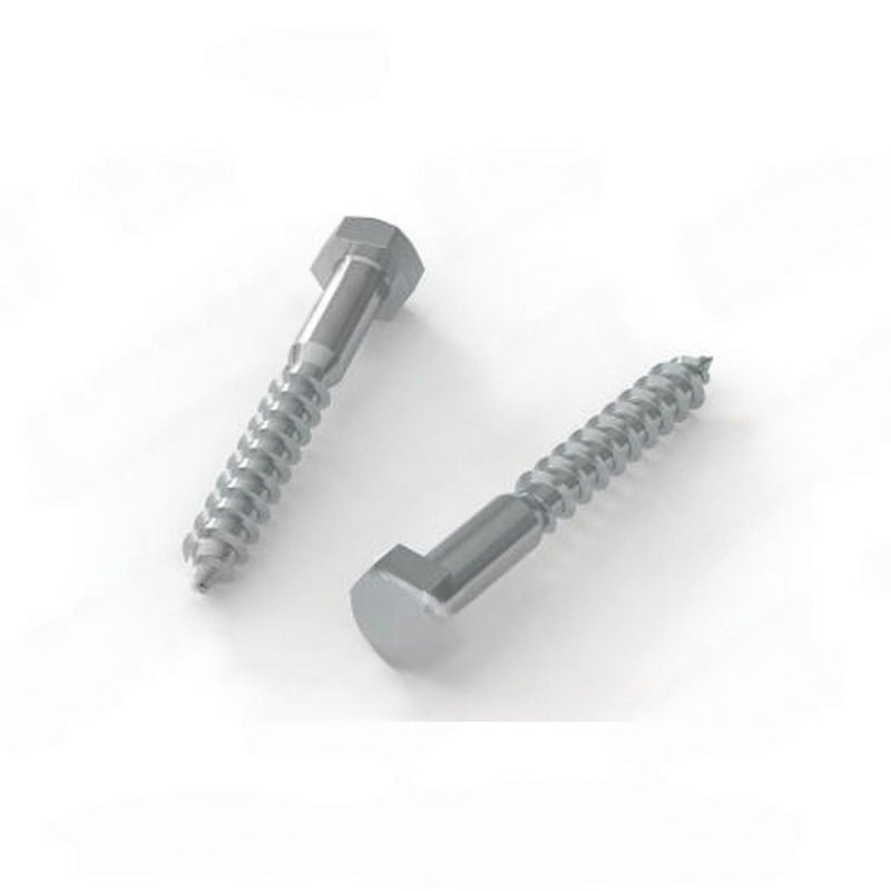 Tirafondo Testa esagonale12x100 Zn 4.8 Di571 Uni704 En14592 - Perrone Shop