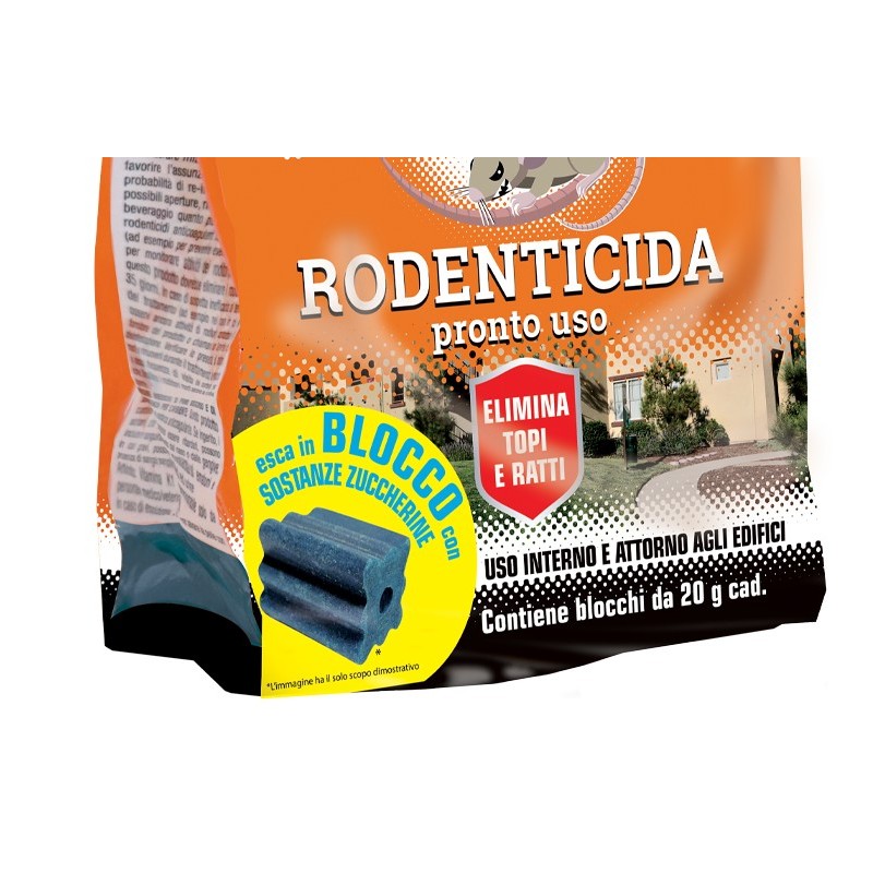 Rodenticida Protemax Blocco Paraffinato