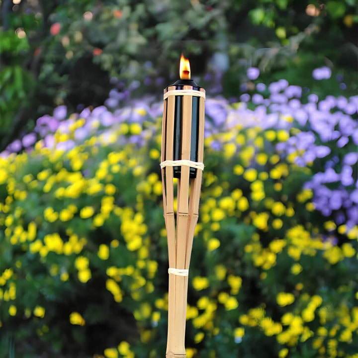 Torcia da giardino in bamboo
