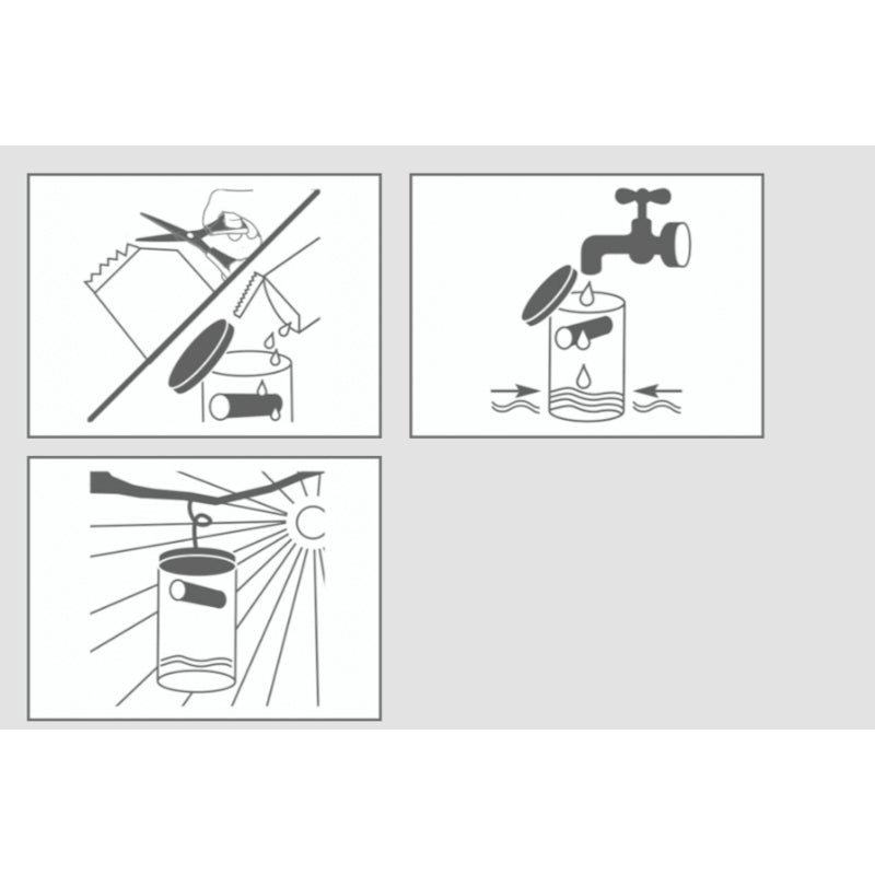 Trappola per mosche con esche