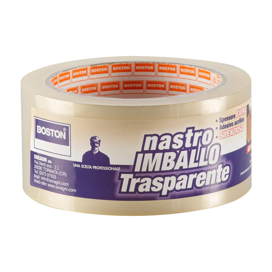 Nastro da imballaggio silenzioso 66m