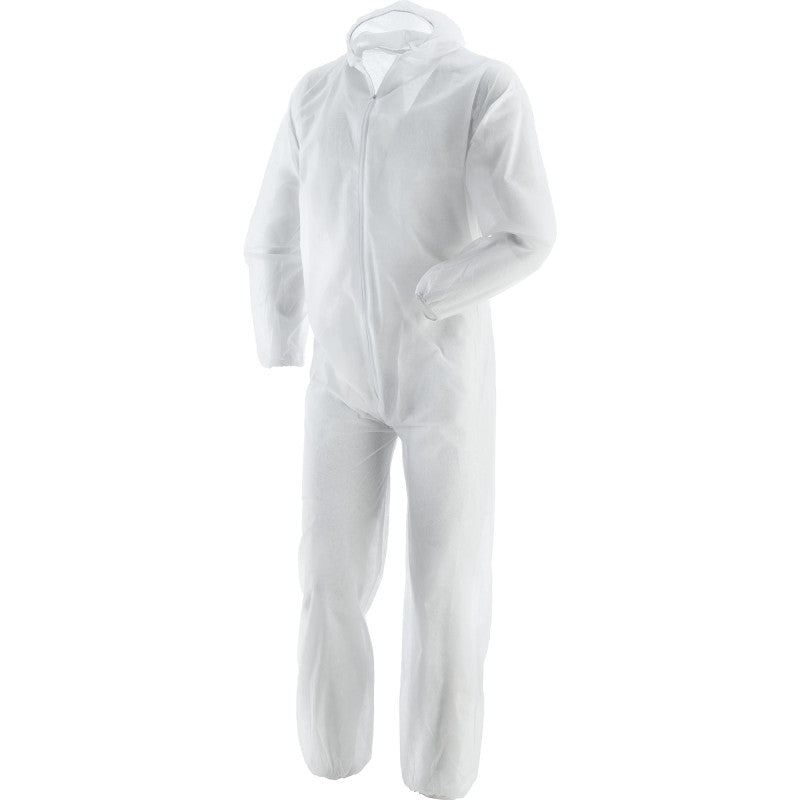 Tuta intera con cappuccio in polipropilene