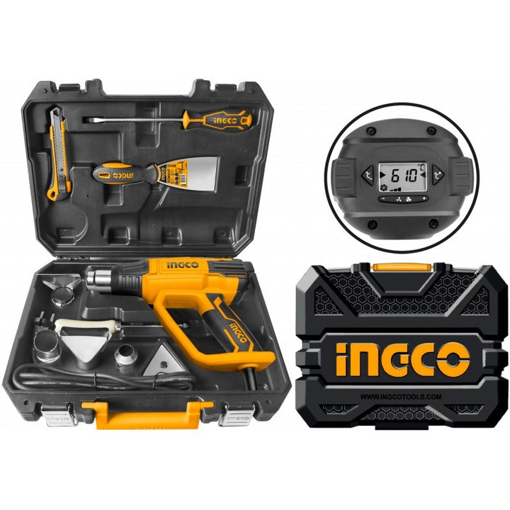 Termosoffiatore Ingco 2000w con valigetta e accessori