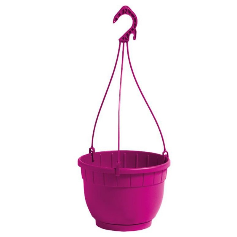 Vaso Basket Siena lampone 20cm