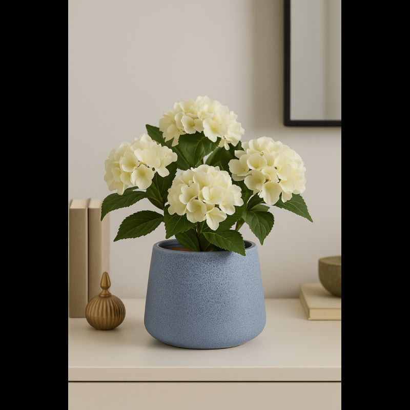 Vaso Cachepot Crackle Azzurro| EDG