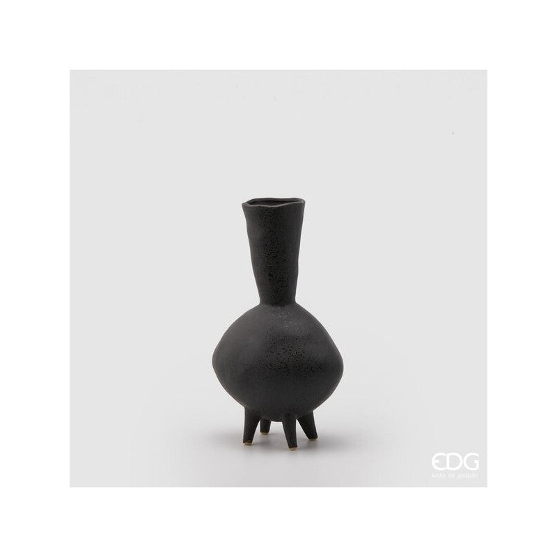Vaso Chakra nero Quadrupede H37|EDG