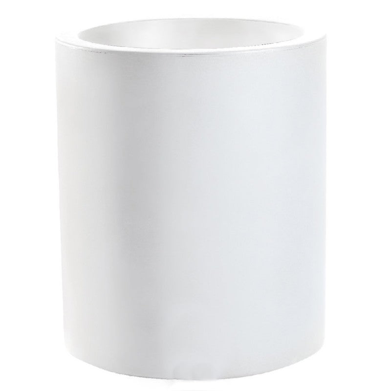 Vaso cilindro bianco Echo 35 cm Nicoli