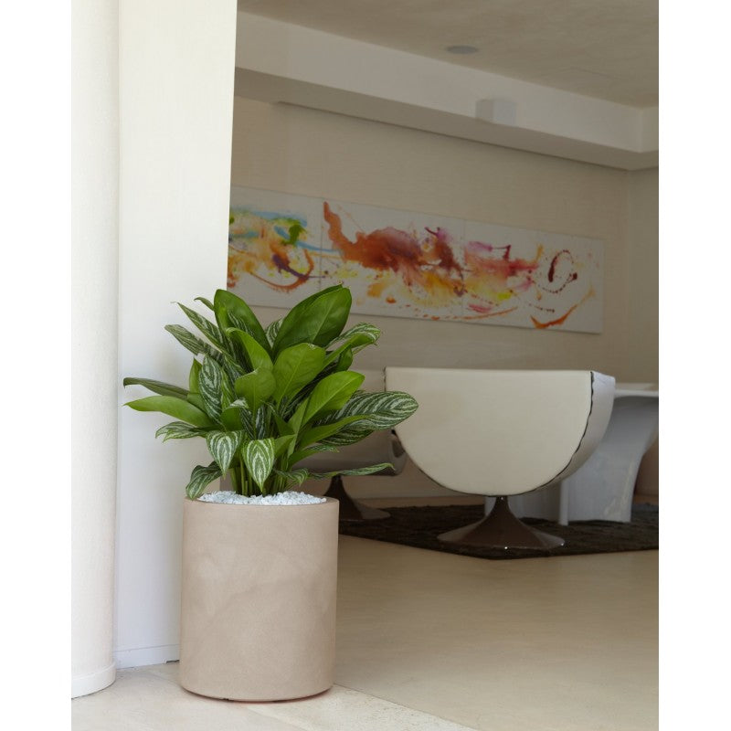 Vaso rotondo antracite Echo Nicoli