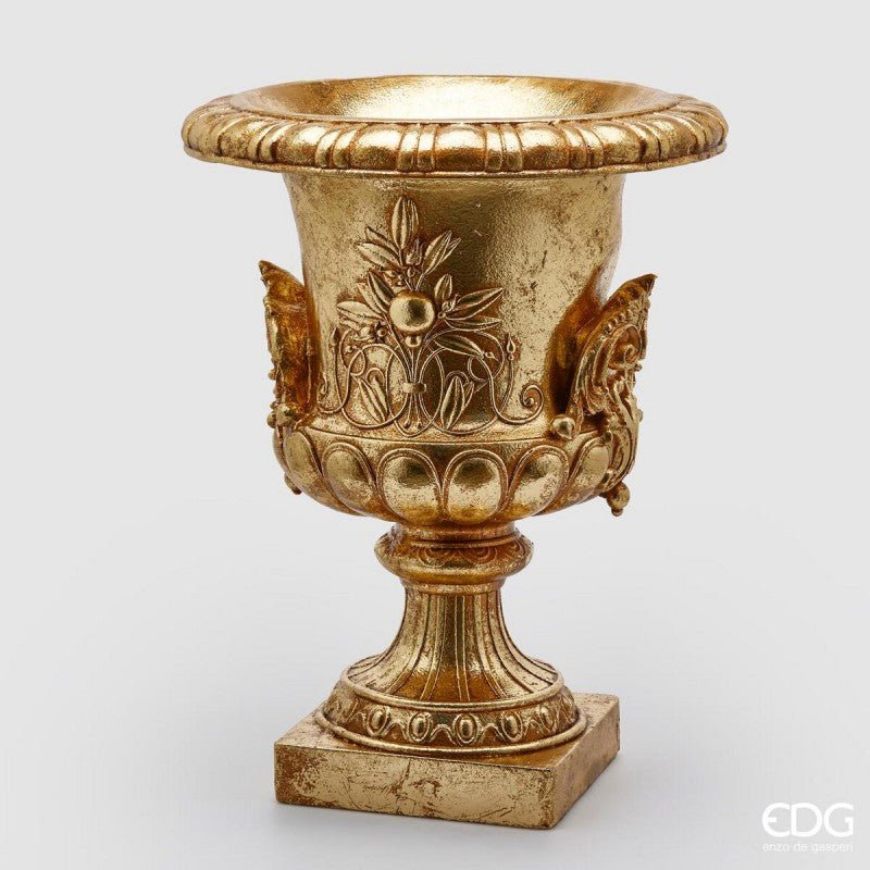 Vaso Coppa Poly Oro| EDG - Perrone Shop