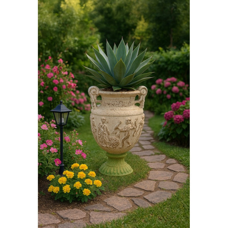 Vaso Coppa Resinpietra con manici|EDG